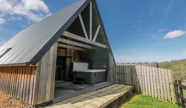 VALLEY VIEW HIDEAWAY, pet friendly, with hot tub in Ffostrasol