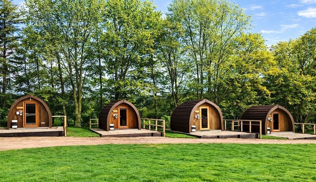 Wyreside pod, ideal family break on fishing park close to Lancaster and Blackpool
