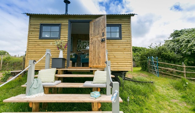 Ynys Hideout - a dog that sleeps 2 guests in 1 bedroom
