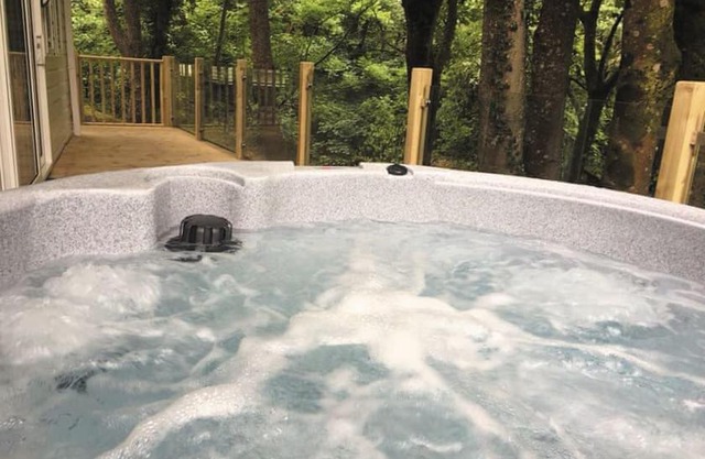 PET FRIENDLY POD WITH HOT TUB